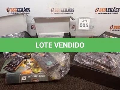 LOTE 005 - 05 PLACAS DE VÍDEO MARCAS DIVERSAS. (NO ESTADO) ATENÇÃO! FAZER A VISITAÇÃO ANTES DE ARREMATAR, NÃO SABEMOS SE FUNCIONA, LEILÃO NÃO TEM GARANTIA E NEM DEVOLUÇÃO, SUJEITO A POSSÍVEIS AVARIAS VISÍVEIS/OCULTAS E/OU AUSÊNCIA DE COMPONENTES.