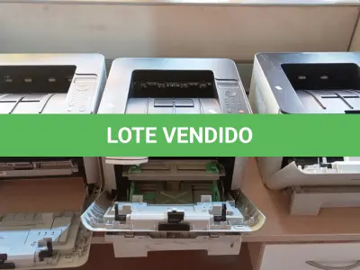 LOTE 147 - 03 IMPRESSORAS MARCA SAMSUNG. (NO ESTADO) ATENÇÃO! FAZER A VISITAÇÃO ANTES DE ARREMATAR, NÃO SABEMOS SE FUNCIONA, LEILÃO NÃO TEM GARANTIA E NEM DEVOLUÇÃO, SUJEITO A POSSÍVEIS AVARIAS VISÍVEIS/OCULTAS E/OU AUSÊNCIA DE COMPONENTES.