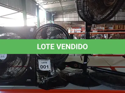 LOTE 001 - 04 VENTILADORES DE MARCA E MODELOS DIVERSOS. (NO ESTADO) ATENÇÃO! FAZER A VISITAÇÃO ANTES DE ARREMATAR, NÃO SABEMOS SE FUNCIONA, LEILÃO NÃO TEM GARANTIA E NEM DEVOLUÇÃO, SUJEITO A POSSÍVEIS AVARIAS VISÍVEIS/OCULTAS E/OU AUSÊNCIA DE COMPONENTES.