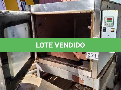 LOTE 371 - 01 FORNO INDUSTRIAL PARA PADARIA A GÁS. (NO ESTADO) ATENÇÃO! FAZER A VISITAÇÃO ANTES DE ARREMATAR, NÃO SABEMOS SE FUNCIONA, LEILÃO NÃO TEM GARANTIA E NEM DEVOLUÇÃO, SUJEITO A POSSÍVEIS AVARIAS VISÍVEIS/OCULTAS E/OU AUSÊNCIA DE COMPONENTES.
