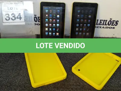 LOTE 334 - 03 TABLETS MARCA CCE. (NO ESTADO) ATENÇÃO! FAZER A VISITAÇÃO ANTES DE ARREMATAR, NÃO SABEMOS SE FUNCIONA, LEILÃO NÃO TEM GARANTIA E NEM DEVOLUÇÃO, SUJEITO A POSSÍVEIS AVARIAS VISÍVEIS/OCULTAS E/OU AUSÊNCIA DE COMPONENTES.