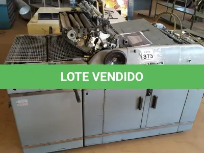 LOTE 373 - 01 MÁQUINA IMPRESSORA DUPLICADORA MARCA MULTILITH. (NO ESTADO) ATENÇÃO! FAZER A VISITAÇÃO ANTES DE ARREMATAR, NÃO SABEMOS SE FUNCIONA, LEILÃO NÃO TEM GARANTIA E NEM DEVOLUÇÃO, SUJEITO A POSSÍVEIS AVARIAS VISÍVEIS/OCULTAS E/OU AUSÊNCIA DE COMPONENTES.