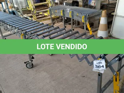 LOTE 364 - 01 ESTEIRA METÁLICA ARTICULADA. (NO ESTADO) ATENÇÃO! FAZER A VISITAÇÃO ANTES DE ARREMATAR, NÃO SABEMOS SE FUNCIONA, LEILÃO NÃO TEM GARANTIA E NEM DEVOLUÇÃO, SUJEITO A POSSÍVEIS AVARIAS VISÍVEIS/OCULTAS E/OU AUSÊNCIA DE COMPONENTES.