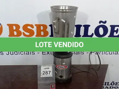LOTE 287 - 01 LIQUIDIFICADOR INDUSTRIAL COM AVARIA. (NO ESTADO) ATENÇÃO! FAZER A VISITAÇÃO ANTES DE ARREMATAR, NÃO SABEMOS SE FUNCIONA, LEILÃO NÃO TEM 270GARANTIA E NEM DEVOLUÇÃO, SUJEITO A POSSÍVEIS AVARIAS VISÍVEIS/OCULTAS E/OU AUSÊNCIA DE COMPONENTES.