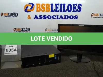 LOTE 035 - 01 CPU I5 3° GERAÇÃO, 8G, HD 500 E 01 MONITOR LENOVO. (NO ESTADO) ATENÇÃO! FAZER A VISITAÇÃO ANTES DE ARREMATAR, NÃO SABEMOS SE FUNCIONA, LEILÃO NÃO TEM GARANTIA E NEM DEVOLUÇÃO, SUJEITO A POSSÍVEIS AVARIAS VISÍVEIS/OCULTAS E/OU AUSÊNCIA DE COMPONENTES.