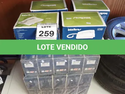 LOTE 259 - 01 LOTE COM GRANDE QUANTIDADE DE TELEFONES COM FIO MARCA ITELBRAS. (NO ESTADO) ATENÇÃO! FAZER A VISITAÇÃO ANTES DE ARREMATAR, NÃO SABEMOS SE FUNCIONA, LEILÃO NÃO TEM GARANTIA E NEM DEVOLUÇÃO, SUJEITO A POSSÍVEIS AVARIAS VISÍVEIS/OCULTAS E/OU AUSÊNCIA DE COMPONENTES.