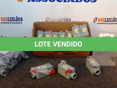 LOTE 218 - 01 LOTE COM GRANDE QUANTIDADE DE INTERRUPTORES E ACESSÓRIO. (NO ESTADO) ATENÇÃO! FAZER A VISITAÇÃO ANTES DE ARREMATAR, NÃO SABEMOS SE FUNCIONA, LEILÃO NÃO TEM GARANTIA E NEM DEVOLUÇÃO, SUJEITO A POSSÍVEIS AVARIAS VISÍVEIS/OCULTAS E/OU AUSÊNCIA DE COMPONENTES.