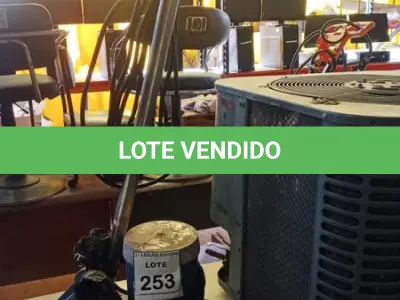 LOTE 253 - 01 ENCERADEIRA ELÉTRICA. (NO ESTADO) ATENÇÃO! FAZER A VISITAÇÃO ANTES DE ARREMATAR, NÃO SABEMOS SE FUNCIONA, LEILÃO NÃO TEM GARANTIA E NEM DEVOLUÇÃO, SUJEITO A POSSÍVEIS AVARIAS VISÍVEIS/OCULTAS E/OU AUSÊNCIA DE COMPONENTES.