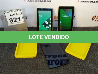 LOTE 321 - 02 TABLETS MARCA CCE E 01 TABLET LG. (NO ESTADO) ATENÇÃO! FAZER A VISITAÇÃO ANTES DE ARREMATAR, NÃO SABEMOS SE FUNCIONA, LEILÃO NÃO TEM GARANTIA E NEM DEVOLUÇÃO, SUJEITO A POSSÍVEIS AVARIAS VISÍVEIS/OCULTAS E/OU AUSÊNCIA DE COMPONENTES.