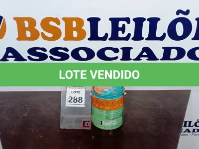 LOTE 288 - 01 LATA DE TINTA ESMALTE COR BRILHANTE TABACO 3,6L MARCA SUVINIL. (NO ESTADO) ATENÇÃO! FAZER A VISITAÇÃO ANTES DE ARREMATAR, NÃO SABEMOS SE FUNCIONA, LEILÃO NÃO TEM GARANTIA E NEM DEVOLUÇÃO, SUJEITO A POSSÍVEIS AVARIAS VISÍVEIS/OCULTAS E/OU AUSÊNCIA DE COMPONENTES.