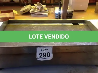 LOTE 290 - 01 CHAPA GATROLIDER 80CM. (NO ESTADO) ATENÇÃO! FAZER A VISITAÇÃO ANTES DE ARREMATAR, NÃO SABEMOS SE FUNCIONA, LEILÃO NÃO TEM GARANTIA E NEM DEVOLUÇÃO, SUJEITO A POSSÍVEIS AVARIAS VISÍVEIS/OCULTAS E/OU AUSÊNCIA DE COMPONENTES.