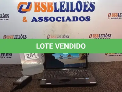 LOTE 281 - 01 NOTEBOOK MARCA COMPAQ COM FONTE. (NO ESTADO) ATENÇÃO! FAZER A VISITAÇÃO ANTES DE ARREMATAR, NÃO SABEMOS SE FUNCIONA, LEILÃO NÃO TEM GARANTIA E NEM DEVOLUÇÃO, SUJEITO A POSSÍVEIS AVARIAS VISÍVEIS/OCULTAS E/OU AUSÊNCIA DE COMPONENTES.