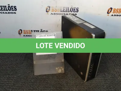 LOTE 318 - 01 MINI CPU HP. (NO ESTADO) ATENÇÃO! FAZER A VISITAÇÃO ANTES DE ARREMATAR, NÃO SABEMOS SE FUNCIONA, LEILÃO NÃO TEM GARANTIA E NEM DEVOLUÇÃO, SUJEITO A POSSÍVEIS AVARIAS VISÍVEIS/OCULTAS E/OU AUSÊNCIA DE COMPONENTES.