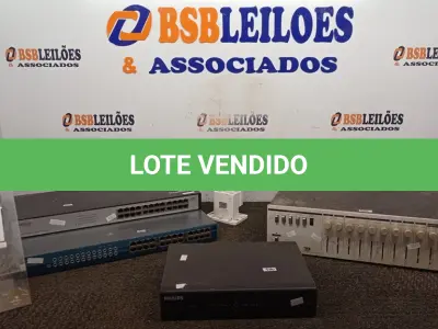 LOTE 023 - 02 SWITCHES, 01 MODEM ANALÓGICO E 01 STÉREO MULTI MICROFONE MIXER MX-10. (NO ESTADO) ATENÇÃO! FAZER A VISITAÇÃO ANTES DE ARREMATAR, NÃO SABEMOS SE FUNCIONA, LEILÃO NÃO TEM GARANTIA E NEM DEVOLUÇÃO, SUJEITO A POSSÍVEIS AVARIAS VISÍVEIS/OCULTAS E/OU AUSÊNCIA DE COMPONENTES.