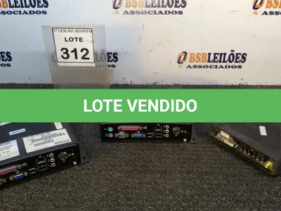 LOTE 312 - 03 MINIS CPU MARCAS E MODELOS DIVERSOS. (NO ESTADO) ATENÇÃO! FAZER A VISITAÇÃO ANTES DE ARREMATAR, NÃO SABEMOS SE FUNCIONA, LEILÃO NÃO TEM GARANTIA E NEM DEVOLUÇÃO, SUJEITO A POSSÍVEIS AVARIAS VISÍVEIS/OCULTAS E/OU AUSÊNCIA DE COMPONENTES.