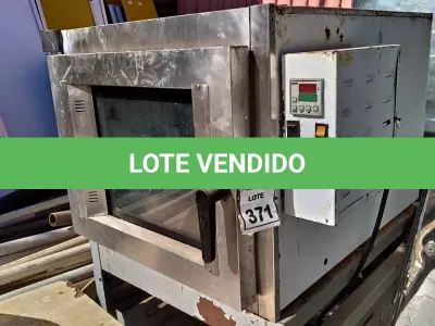 LOTE 371 - 01 FORNO INDUSTRIAL PARA PADARIA A GÁS. (NO ESTADO) ATENÇÃO! FAZER A VISITAÇÃO ANTES DE ARREMATAR, NÃO SABEMOS SE FUNCIONA, LEILÃO NÃO TEM GARANTIA E NEM DEVOLUÇÃO, SUJEITO A POSSÍVEIS AVARIAS VISÍVEIS/OCULTAS E/OU AUSÊNCIA DE COMPONENTES.