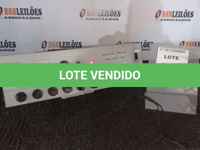 LOTE 006 - 01 AMPLIFICADOR DBR 312. (NO ESTADO) ATENÇÃO! FAZER A VISITAÇÃO ANTES DE ARREMATAR, NÃO SABEMOS SE FUNCIONA, LEILÃO NÃO TEM GARANTIA E NEM DEVOLUÇÃO, SUJEITO A POSSÍVEIS AVARIAS VISÍVEIS/OCULTAS E/OU AUSÊNCIA DE COMPONENTES.