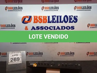 LOTE 269 - 01 PROCESSADOR DE EFEITOS DE ÁUDIO. (NO ESTADO) ATENÇÃO! FAZER A VISITAÇÃO ANTES DE ARREMATAR, NÃO SABEMOS SE FUNCIONA, LEILÃO NÃO TEM GARANTIA E NEM DEVOLUÇÃO, SUJEITO A POSSÍVEIS AVARIAS VISÍVEIS/OCULTAS E/OU AUSÊNCIA DE COMPONENTES.