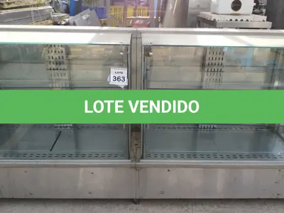 LOTE 363 - 01 BALCÃO EXPOSITOR. (NO ESTADO) ATENÇÃO! FAZER A VISITAÇÃO ANTES DE ARREMATAR, NÃO SABEMOS SE FUNCIONA, LEILÃO NÃO TEM GARANTIA E NEM DEVOLUÇÃO, SUJEITO A POSSÍVEIS AVARIAS VISÍVEIS/OCULTAS E/OU AUSÊNCIA DE COMPONENTES.