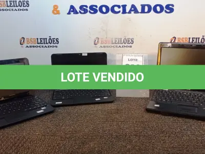 LOTE 230 - 03 NETBOOKS PARA RETIRADA DE PEÇAS. (NO ESTADO) ATENÇÃO! FAZER A VISITAÇÃO ANTES DE ARREMATAR, NÃO SABEMOS SE FUNCIONA, LEILÃO NÃO TEM GARANTIA E NEM DEVOLUÇÃO, SUJEITO A POSSÍVEIS AVARIAS VISÍVEIS/OCULTAS E/OU AUSÊNCIA DE COMPONENTES.