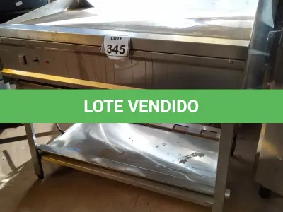 LOTE 483 - 01 CHAPA INDUSTRIAL ELÉTRICA EM INOX. (NO ESTADO) ATENÇÃO! FAZER A VISITAÇÃO ANTES DE ARREMATAR, NÃO SABEMOS SE FUNCIONA, LEILÃO NÃO TEM GARANTIA E NEM DEVOLUÇÃO, SUJEITO A POSSÍVEIS AVARIAS VISÍVEIS/OCULTAS E/OU AUSÊNCIA DE COMPONENTES.