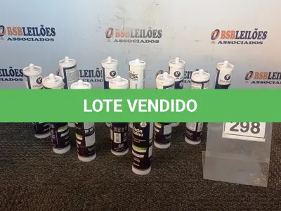 LOTE 298 - 12 BISNAGAS DE VEDA CALHA MARCA POLIPLÁS. (NO ESTADO) ATENÇÃO! FAZER A VISITAÇÃO ANTES DE ARREMATAR, NÃO SABEMOS SE FUNCIONA, LEILÃO NÃO TEM GARANTIA E NEM DEVOLUÇÃO, SUJEITO A POSSÍVEIS AVARIAS VISÍVEIS/OCULTAS E/OU AUSÊNCIA DE COMPONENTES.