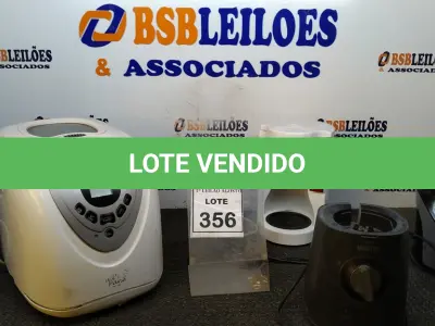 LOTE 356 - 01 PANIFICADORA ELÉTRICA, 02 BASES DE LIQUIDIFICADOR E 01 CAFETEIRA. (NO ESTADO) ATENÇÃO! FAZER A VISITAÇÃO ANTES DE ARREMATAR, NÃO SABEMOS SE FUNCIONA, LEILÃO NÃO TEM GARANTIA E NEM DEVOLUÇÃO, SUJEITO A POSSÍVEIS AVARIAS VISÍVEIS/OCULTAS E/OU AUSÊNCIA DE COMPONENTES.