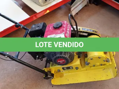LOTE 273 - 01 COMPACTADORA DE SOLO MARCA BRANCO. (NO ESTADO) ATENÇÃO! FAZER A VISITAÇÃO ANTES DE ARREMATAR, NÃO SABEMOS SE FUNCIONA, LEILÃO NÃO TEM GARANTIA E NEM DEVOLUÇÃO, SUJEITO A POSSÍVEIS AVARIAS VISÍVEIS/OCULTAS E/OU AUSÊNCIA DE COMPONENTES.