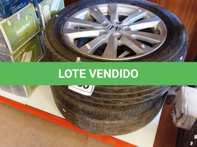 LOTE 263 - 02 RODAS ARO 16 HONDA. (NO ESTADO) ATENÇÃO! FAZER A VISITAÇÃO ANTES DE ARREMATAR, NÃO SABEMOS SE FUNCIONA, LEILÃO NÃO TEM GARANTIA E NEM DEVOLUÇÃO, SUJEITO A POSSÍVEIS AVARIAS VISÍVEIS/OCULTAS E/OU AUSÊNCIA DE COMPONENTES.