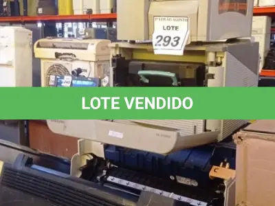 LOTE 293 - 01 IMPRESSORA PHASER 7100, 01 IMPRESSORA MARCA SAMSUNG MODELO ML3750ND E 0 IMPRESSORA DE ETIQUETAS MARCA ZEBRA. (NO ESTADO) ATENÇÃO! FAZER A VISITAÇÃO ANTES DE ARREMATAR, NÃO SABEMOS SE FUNCIONA, LEILÃO NÃO TEM GARANTIA E NEM DEVOLUÇÃO, SUJEITO A POSSÍVEIS AVARIAS VISÍVEIS/OCULTAS E/OU AUSÊNCIA DE COMPONENTES.