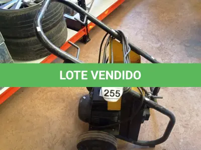 LOTE 255 - 01 LAVADORA DE ALTA PRESSÃO. (NO ESTADO) ATENÇÃO! FAZER A VISITAÇÃO ANTES DE ARREMATAR, NÃO SABEMOS SE FUNCIONA, LEILÃO NÃO TEM GARANTIA E NEM DEVOLUÇÃO, SUJEITO A POSSÍVEIS AVARIAS VISÍVEIS/OCULTAS E/OU AUSÊNCIA DE COMPONENTES.