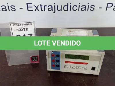 LOTE 317 - 01 APARELHO DE ELETROFORESE. (NO ESTADO) ATENÇÃO! FAZER A VISITAÇÃO ANTES DE ARREMATAR, NÃO SABEMOS SE FUNCIONA, LEILÃO NÃO TEM GARANTIA E NEM DEVOLUÇÃO, SUJEITO A POSSÍVEIS AVARIAS VISÍVEIS/OCULTAS E/OU AUSÊNCIA DE COMPONENTES.