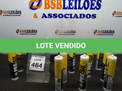 LOTE 464 - 14 BISNAGAS DE SILICONE ACÉTICO 270ML MARCA PROSI. (NO ESTADO) ATENÇÃO! FAZER A VISITAÇÃO ANTES DE ARREMATAR, NÃO SABEMOS SE FUNCIONA, LEILÃO NÃO TEM GARANTIA E NEM DEVOLUÇÃO, SUJEITO A POSSÍVEIS AVARIAS VISÍVEIS/OCULTAS E/OU AUSÊNCIA DE COMPONENTES.
