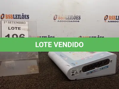 LOTE 196 - 01 APARELHO DE ELETROESTIMULAÇÃO STIMULUS-R. (NO ESTADO) ATENÇÃO! FAZER A VISITAÇÃO ANTES DE ARREMATAR, NÃO SABEMOS SE FUNCIONA, LEILÃO NÃO TEM GARANTIA E NEM DEVOLUÇÃO, SUJEITO A POSSÍVEIS AVARIAS VISÍVEIS/OCULTAS E/OU AUSÊNCIA DE COMPONENTES