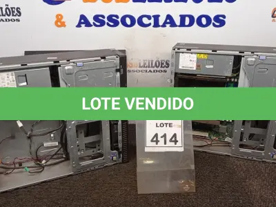 LOTE 414 - 02 CPU’S PARA RETIRADA DE PEÇAS. (NO ESTADO) ATENÇÃO! FAZER A VISITAÇÃO ANTES DE ARREMATAR, NÃO SABEMOS SE FUNCIONA. LEILÃO NÃO TEM GARANTIA E NEM DEVOLUÇÃO, SUJEITO A POSSÍVEIS AVARIAS VISÍVEIS/OCULTAS E/OU AUSÊNCIA DE COMPONENTES.