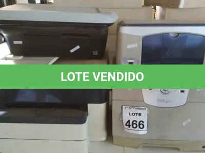 LOTE 466 - 04 IMPRESSORAS E 01 SCANNER DE MARCAS E MODELOS DIVERSOS. (NO ESTADO) ATENÇÃO! FAZER A VISITAÇÃO ANTES DE ARREMATAR, NÃO SABEMOS SE FUNCIONA, LEILÃO NÃO TEM GARANTIA E NEM DEVOLUÇÃO, SUJEITO A POSSÍVEIS AVARIAS VISÍVEIS/OCULTAS E/OU AUSÊNCIA DE COMPONENTES.