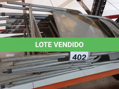 LOTE 402 - 08 CADEIRAS DOBRÁVEIS DE FERRO. (NO ESTADO) ATENÇÃO! FAZER A VISITAÇÃO ANTES DE ARREMATAR, NÃO SABEMOS SE FUNCIONA. LEILÃO NÃO TEM GARANTIA E NEM DEVOLUÇÃO, SUJEITO A POSSÍVEIS AVARIAS VISÍVEIS/OCULTAS E/OU AUSÊNCIA DE COMPONENTES.