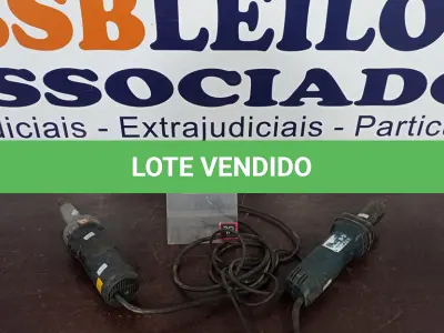 LOTE 124 - 02 RETIFICAS. (NO ESTADO) ATENÇÃO! FAZER A VISITAÇÃO ANTES DE ARREMATAR, NÃO SABEMOS SE FUNCIONA, LEILÃO NÃO TEM GARANTIA E NEM DEVOLUÇÃO, SUJEITO A POSSÍVEIS AVARIAS VISÍVEIS/OCULTAS E/OU AUSÊNCIA DE COMPONENTES.