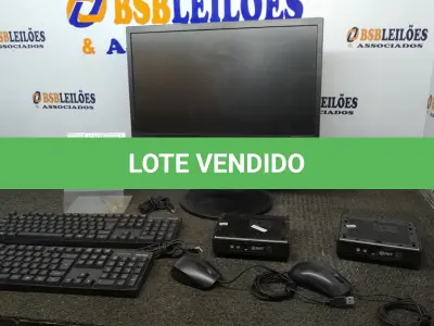 LOTE 448 - 01 MONITOR MARCA DATEN, 02 TECLADOS, 02 MOUSES E 02 MINI PC INIT. (NO ESTADO) ATENÇÃO! FAZER A VISITAÇÃO ANTES DE ARREMATAR, NÃO SABEMOS SE FUNCIONA, LEILÃO NÃO TEM GARANTIA E NEM DEVOLUÇÃO, SUJEITO A POSSÍVEIS AVARIAS VISÍVEIS/OCULTAS E/OU AUSÊNCIA DE COMPONENTES.