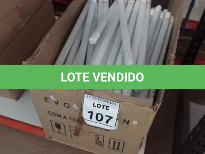 LOTE 107 - 01 LOTE COM GRANDE QUANTIDADE DE LÂMPADAS LED. (NO ESTADO) ATENÇÃO! FAZER A VISITAÇÃO ANTES DE ARREMATAR, NÃO SABEMOS SE FUNCIONA, LEILÃO NÃO TEM GARANTIA E NEM DEVOLUÇÃO, SUJEITO A POSSÍVEIS AVARIAS VISÍVEIS/OCULTAS E/OU AUSÊNCIA DE COMPONENTES.