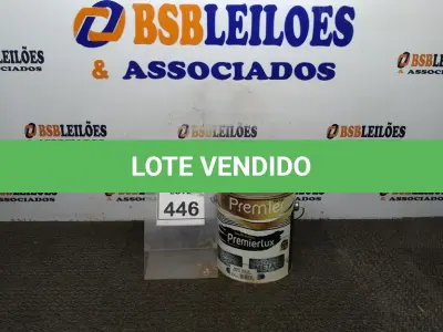 LOTE 446 - 01 LATA DE ESMALTE SINTÉTICO PREMIERLUX DE 3,6L NA COR CINZA MÉDIO MARCA PREMIER. (NO ESTADO) ATENÇÃO! FAZER A VISITAÇÃO ANTES DE ARREMATAR, NÃO SABEMOS SE FUNCIONA, LEILÃO NÃO TEM GARANTIA E NEM DEVOLUÇÃO, SUJEITO A POSSÍVEIS AVARIAS VISÍVEIS/OCULTAS E/OU AUSÊNCIA DE COMPONENTES.
