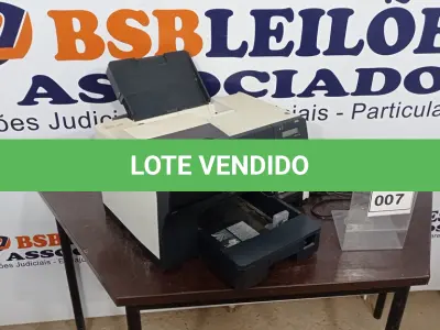 LOTE 007 - 01 IMPRESSORA EPSON B510DN. (NO ESTADO EM QUE SE ENCONTRA. SUJEITO A AVARIAS OCULTAS/VISÍVEIS.)