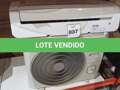 LOTE 037 - 01 AR CONDICIONADO MIDEA INVERTER 12.000 BTUS (NO ESTADO EM QUE SE ENCONTRA. SUJEITO A AVARIAS OCULTAS/VISÍVEIS.) BF1638C