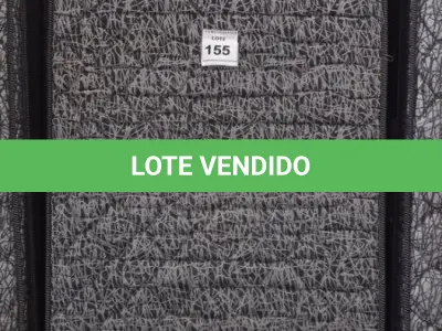 LOTE 155 - 01 COLCHÃO SOLTEIRO COM BASES 1,98X 1,88CM. (NO ESTADO EM QUE SE ENCONTRA. SUJEITO A AVARIAS OCULTAS/VISÍVEIS.) AU2472W