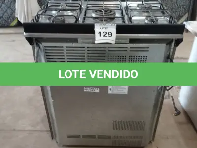 LOTE 129 - 01 FOGÃO 5 BOCAS BRASTEMP 220V IMCOMPLETO. (NO ESTADO EM QUE SE ENCONTRA. SUJEITO A AVARIAS OCULTAS/VISÍVEIS.) BH1522K