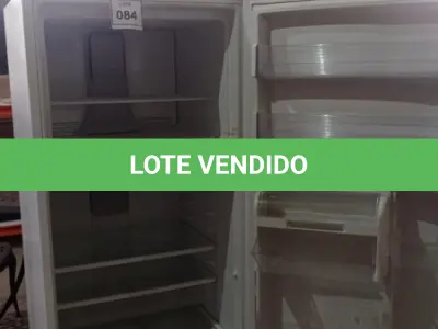 LOTE 084 - 01 GELADEIRA WHIRLPOOL 110V. (NO ESTADO EM QUE SE ENCONTRA. SUJEITO A AVARIAS OCULTAS/VISÍVEIS.) AV9618N