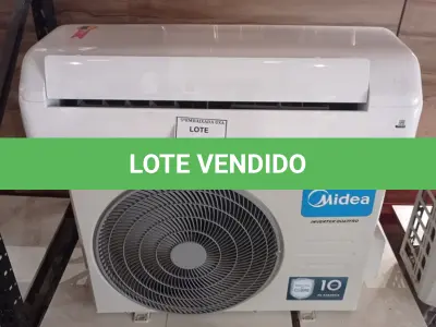 LOTE 017 - 01 AR CONDICIONADO MIDEA INVERT 12.000BTUS (NO ESTADO EM QUE SE ENCONTRA. SUJEITO A AVARIAS OCULTAS/VISÍVEIS.)