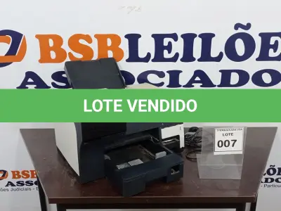 LOTE 007 - 01 IMPRESSORA EPSON B510DN. (NO ESTADO EM QUE SE ENCONTRA. SUJEITO A AVARIAS OCULTAS/VISÍVEIS.)