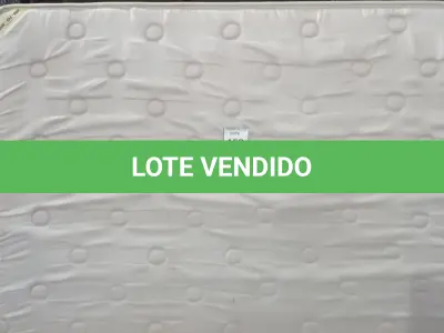 LOTE 150 - 01 COLCHÃO DE CASAL COM BASES 1,98CM X 1,58CM. (NO ESTADO EM QUE SE ENCONTRA. SUJEITO A AVARIAS OCULTAS/VISÍVEIS.) BJ6976U