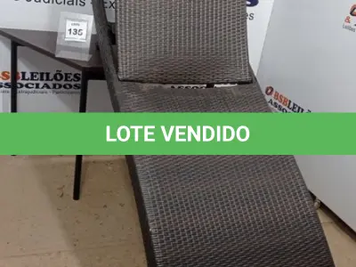 LOTE 135 - 01 ESPREGUIÇADEIRA. (NO ESTADO EM QUE SE ENCONTRA. SUJEITO A AVARIAS OCULTAS/VISÍVEIS.) BJ7365V